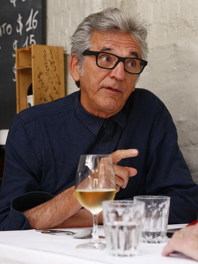 Gary Heery at lunch with Leo Schofield. Picture: John Appleyard