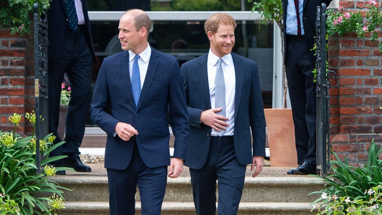 Princes William and Harry were said to have stopped speaking. Picture: Dominic Lipinski/AFP