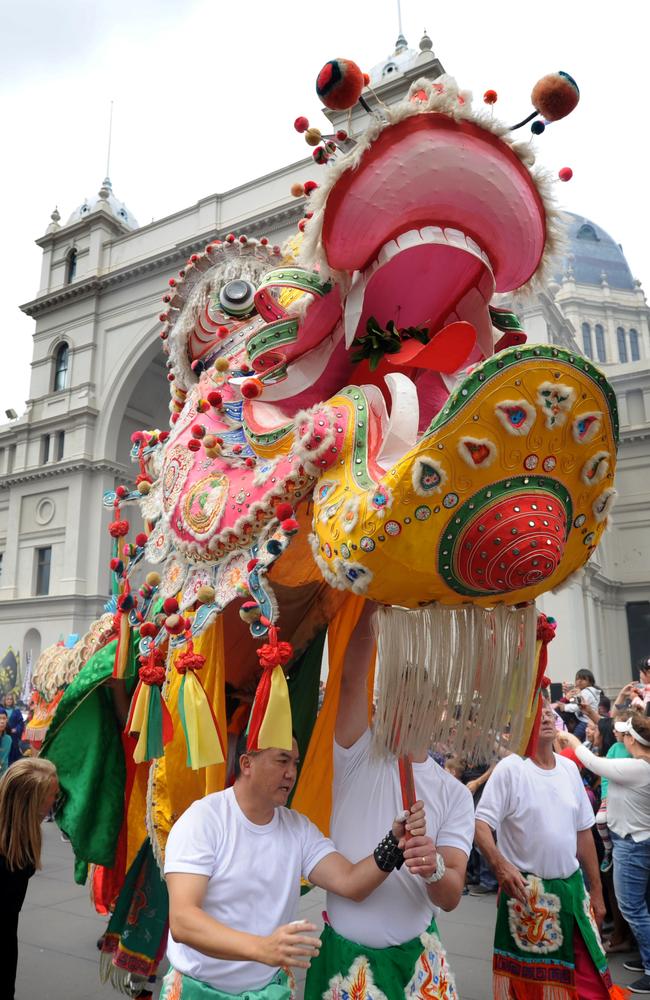 Sun Loong, Australia's longest Chinese Dragon. Picture: Andrew Henshaw