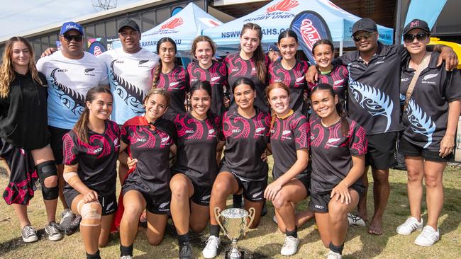 The winners after the finals battle between NSW Maori and Samoa.