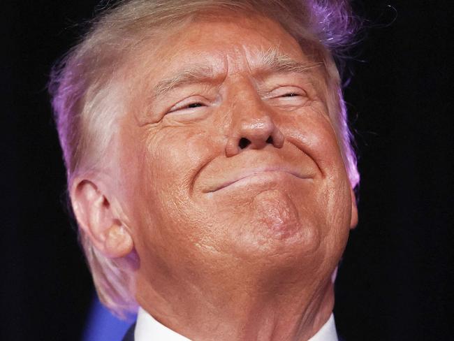 LAS VEGAS, NEVADA - JULY 08: Former U.S. President and Republican presidential candidate Donald Trump smiles before he delivers remarks at a Nevada Republican volunteer recruiting event at Fervent: A Calvary Chapel on July 8, 2023 in Las Vegas, Nevada. Trump is the current frontrunner for the 2024 Republican presidential nomination amid a growing field of candidates.   Mario Tama/Getty Images/AFP (Photo by MARIO TAMA / GETTY IMAGES NORTH AMERICA / Getty Images via AFP)