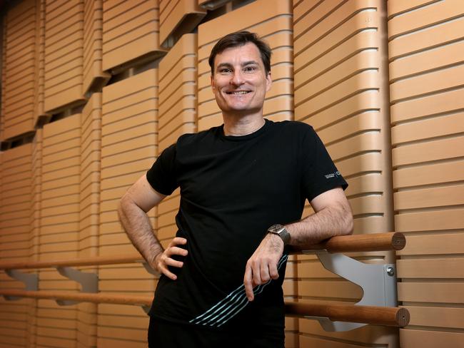 Australian Ballet artistic director David McAllister pictured at the Sydney Opera House ahead of the opening of Murphy, a new production to honour Graeme Murphy, the famous Australian dancer and choreographer. Picture: Toby Zerna