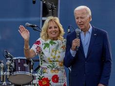 Jill Biden 'swoops in' to save a 'lost' Joe Biden
