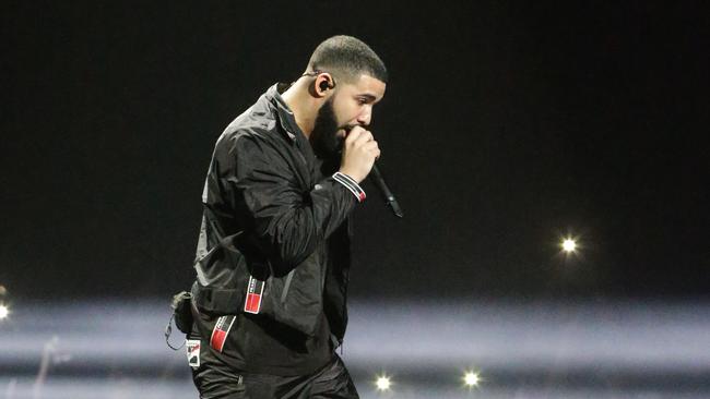 Drake brings his Boy Meets World tour to the Brisbane Entertainment Centre. Pictures: Ric Frearson