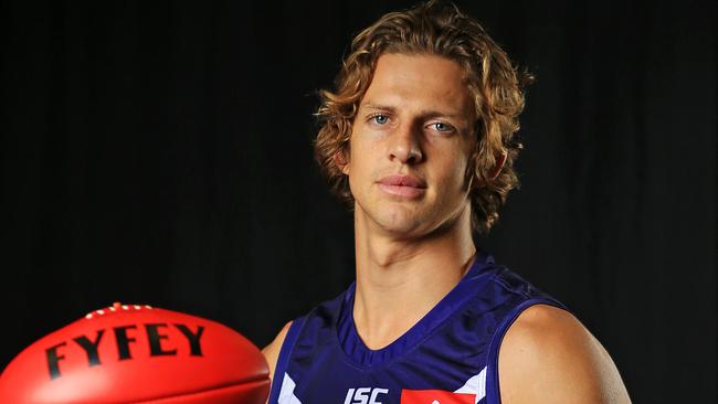 Dockers captain Nat Fyfe is the top premium target of Round 7 after falling to under $600,000. Picture: Mark Stewart. 