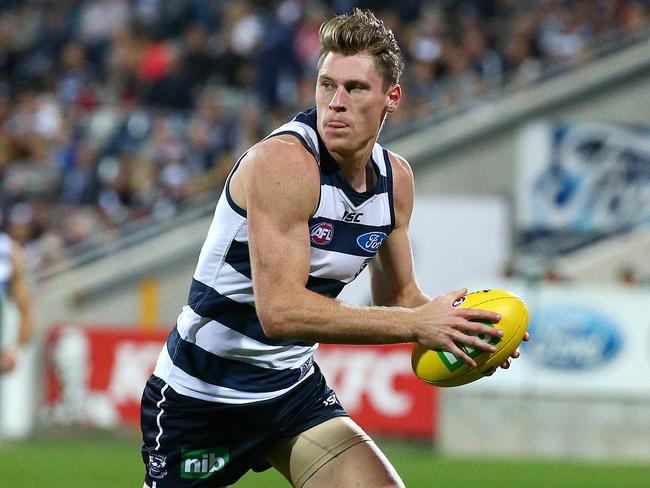 Mark Blicavs’ career has taken off in a short period of time. Picture: George Salpigtidis