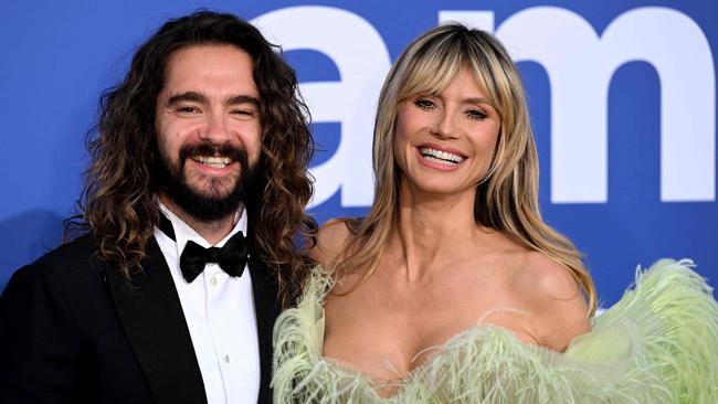 With her husband, German musician Tom Kaulitz. Picture: Stefano Rellandini/AFP