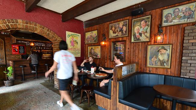 Back to the future: Leonardo’s Pizza Palace in Carlton. Pictures Nicki Connolly