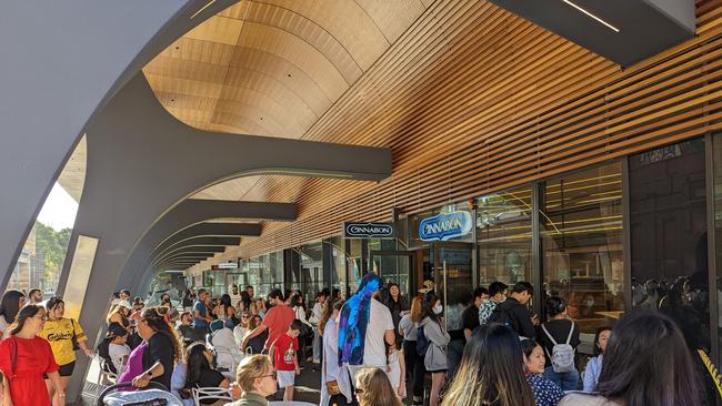 Sydney loves to queues. Cinnamon fans spent hours waiting to buy a bun in Haymarket during its opening weekend. Supplied.