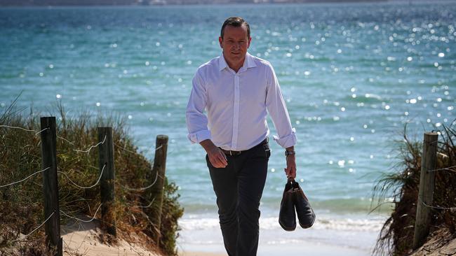 WA Premier Mark McGowan has announced changes to the state’s border arrangements. Picture: Colin Murty/The Australian