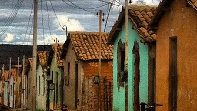 The town of Candido Sales (above) where young girls were auctioned off is now being saved by the establishment of a Pink House refuge. Picture: Matt Roper.