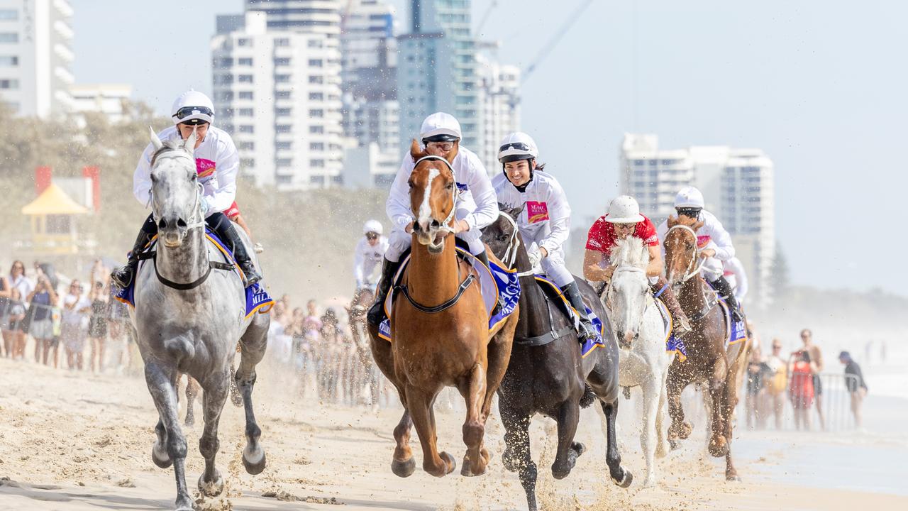 Magic Millions beach race and barrier draw Jockeys to ride race horses