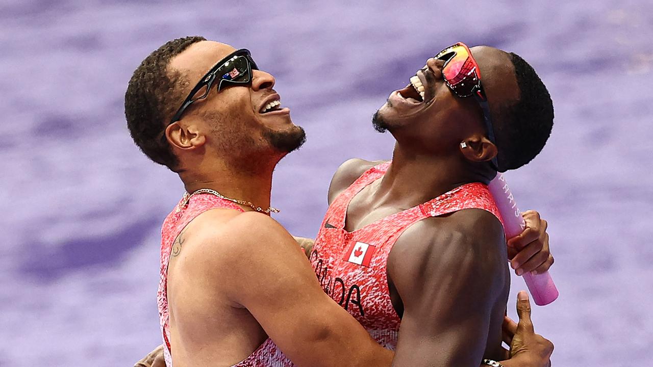 Canada's Andre De Grasse. Photo by Anne-Christine POUJOULAT / AFP