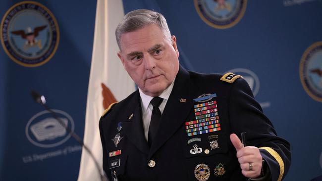 US general Mark Milley says there is no clear-cut victory in sight for either side. Picture: Getty Images