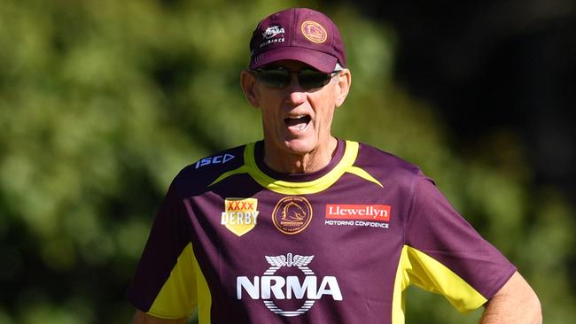 Based on current form, Broncos powerbrokers don’t need to worry too much about Wayne Bennett leading Brisbane to this year’s premiership. Picture: AAP Image/Darren England