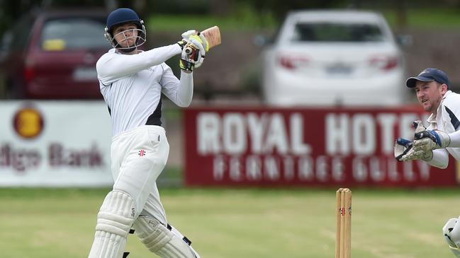 Lysterfield’s Nathan Walsh is no stranger to smacking tons. Picture: Chris Eastman