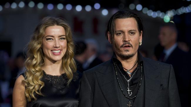 Heard and Depp were married for 15 months. Picture: Justin Tallis/AFP