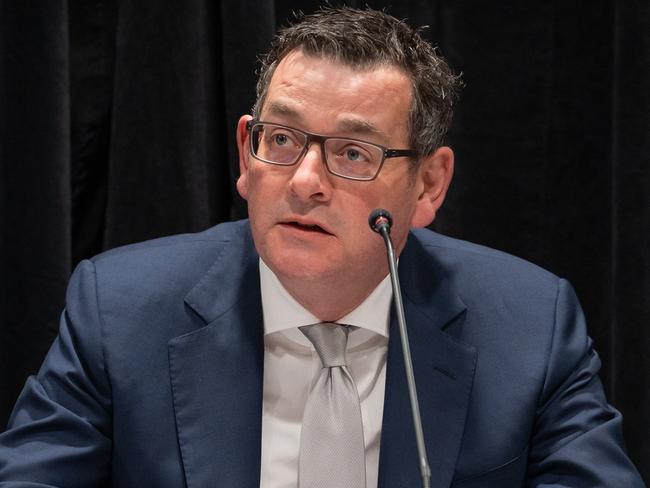 MELBOURNE, AUSTRALIA - NCA NewsWire Photos - 30 AUGUST, 2023: Victorian Premier Daniel Andrews gives evidence to the Royal Commission into Defence and Veteran Suicide in Melbourne. Picture: NCA NewsWire / DVSRC