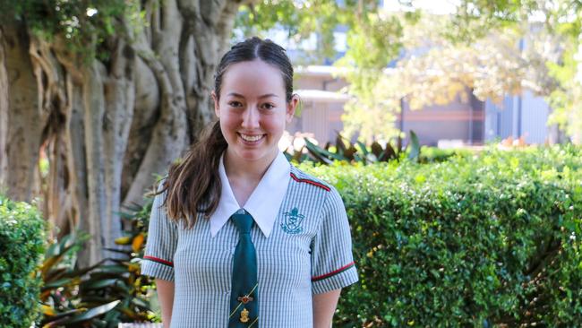 St Paul's School Year 12 student Chantelle Jackson was named as a high achiever in 2021. Photo: Supplied