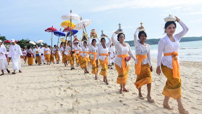 Balinese prepare for Nyepi, the day of silence.