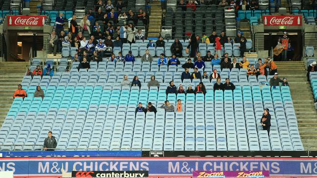 Coyne also wants to focus on getting fans back to games. Picture: Mark Evans