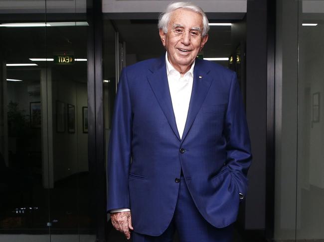 WENTWORTH COURIER ONLY. Harry Triguboff in his office at Meriton. Picture: John Appleyard