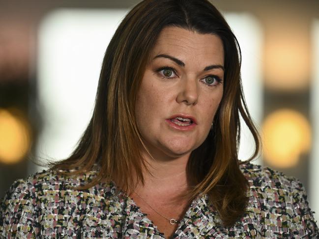 Greens senator Sarah Hanson-Young wants the vote on the housing policy delayed until October. Picture: NCA NewsWire / Martin Ollman