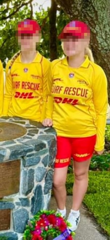 A vehicle stolen from Palm Cove on Sunday afternoon allegedly rammed a stationary car, with two teenage surf life savers inside. Picture: Supplied.