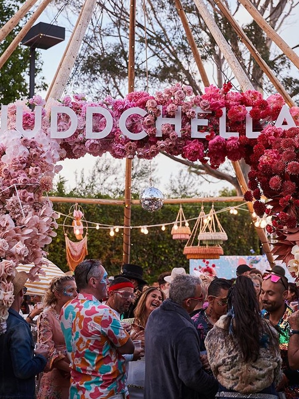 No Judd party is complete without an epic floral installation. Picture: Instagram