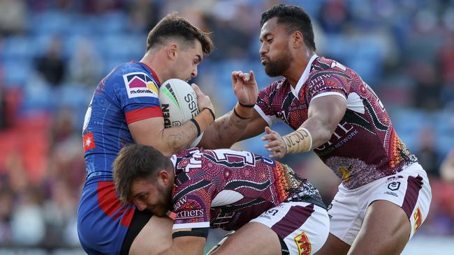 Tex Hoy of the Knights. Picture: Getty Images