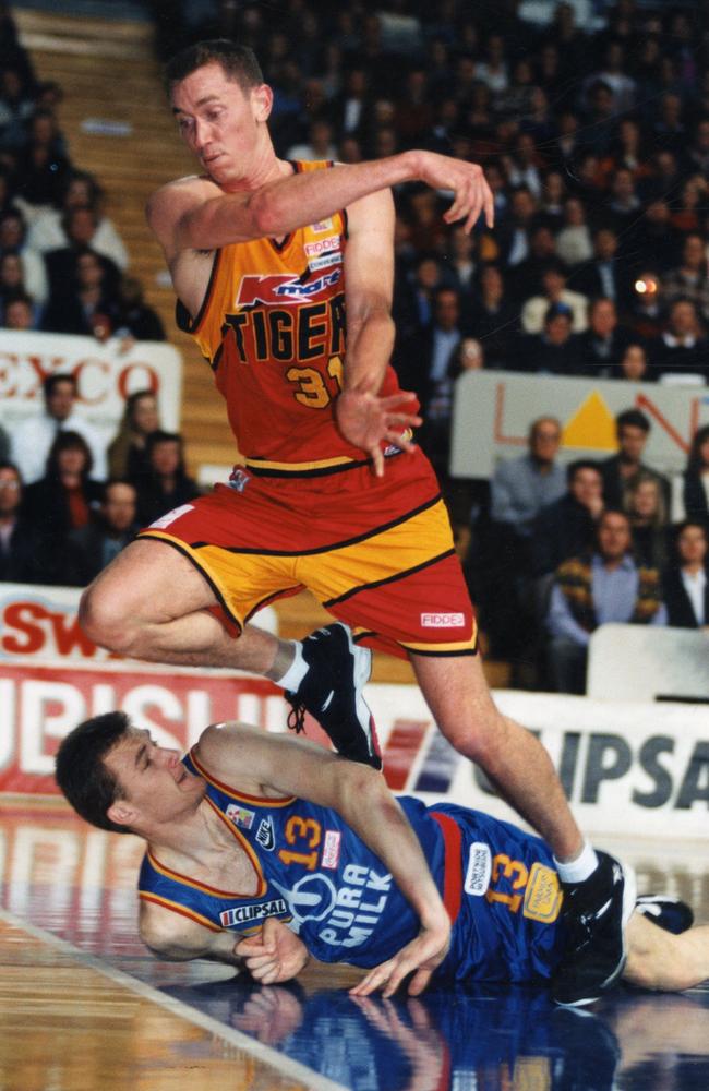 Blair Smith playing for the Melbourne Tigers in 1995.