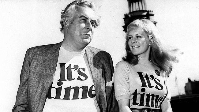 We’ll probably never see another 1972 “It’s Time” pitch that got Gough Whitlam (above, with singer Little Pattie) over the line.