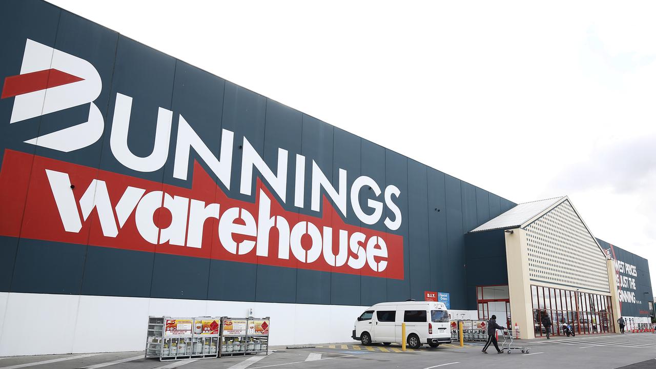 Bunnings remains the standout performer in Wesfarmers’ portfolio after the pandemic lockdown prompted more home projects. Picture: Daniel Pockett/Getty Images