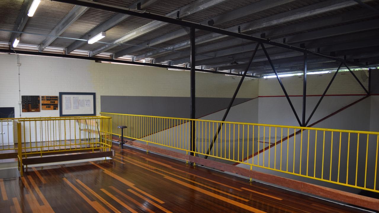 Beautiful hardwood floors are an attractive feature at Proserpine Health N Fitness. The whole building was transformed after being left in a state of disrepair. Photo: Elyse Wurm