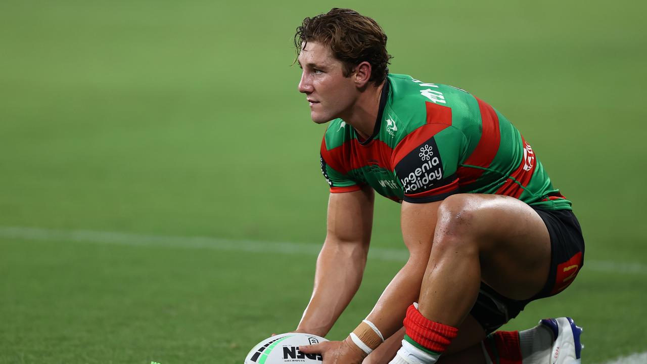 Jamie Humphreys will start at halfback ahead of Lewis Dodd who has been named in the reserves for Souths. Picture: Jason McCawley/Getty Images