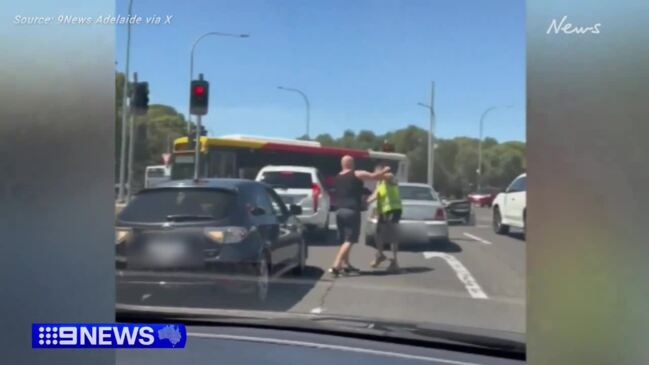 Wild Adelaide road rage brawl