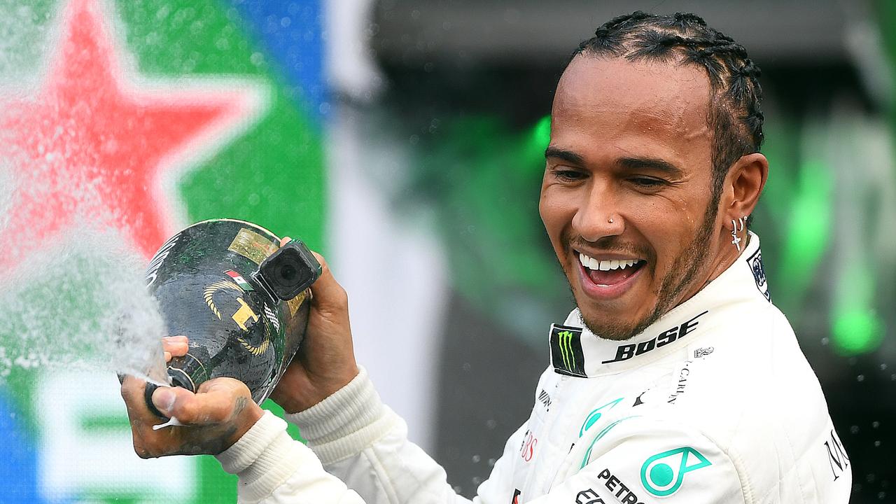 Lewis Hamilton needs only four more points to be champion again.