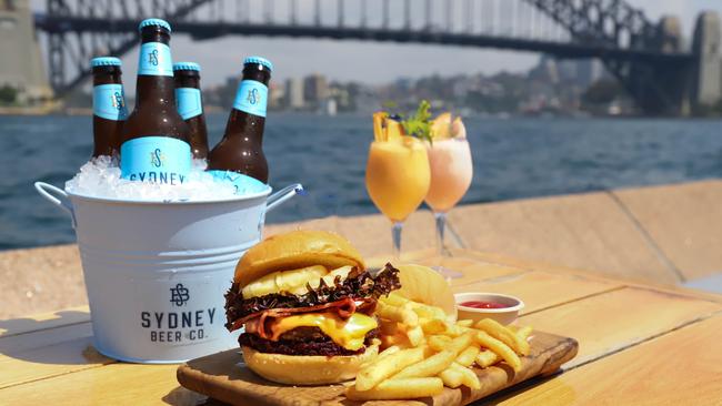 Prepare for more Dine and Discover vouchers – bucket of Sydney Beer Co, Aussie Burger and frozen cocktails, photo – Jenifer Jagielski