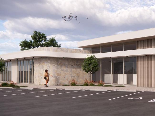 The proposed medical centre in Port Lincoln would contain a general practice and four tenancies for allied health services. Supplied,