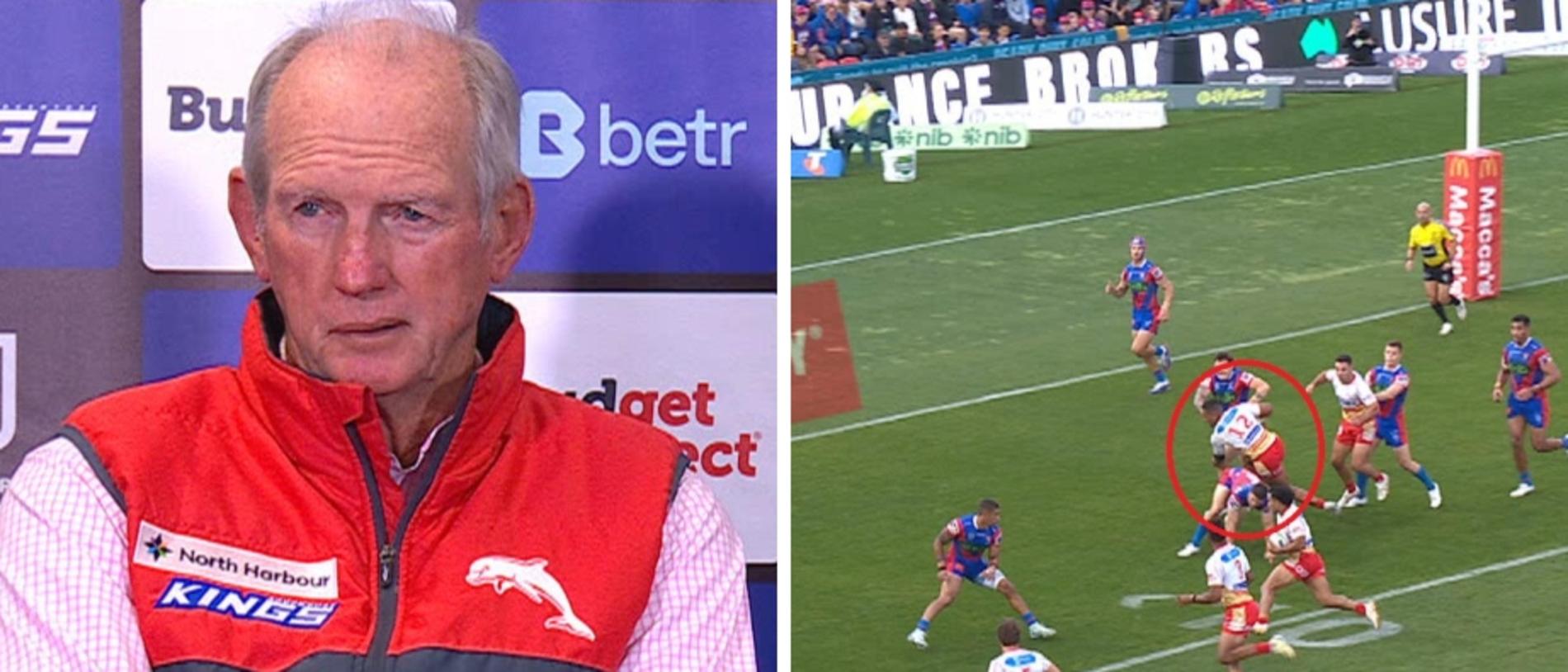 Wayne Bennett and Dolphins obstruction