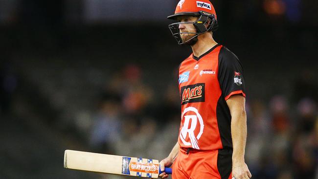 Cameron White has just 60 runs to his name this Big Bash season.