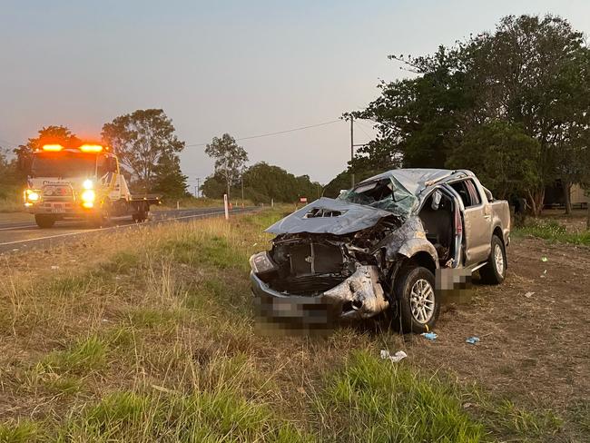 A 38-year-old man died in a terribly Bruce Highway crash just north of Sarina on November 1, 2023. Picture: Janessa Ekert