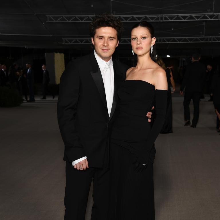 Brooklyn Beckham and Nicola Peltz. (Photo by Jon Kopaloff/Getty Images)