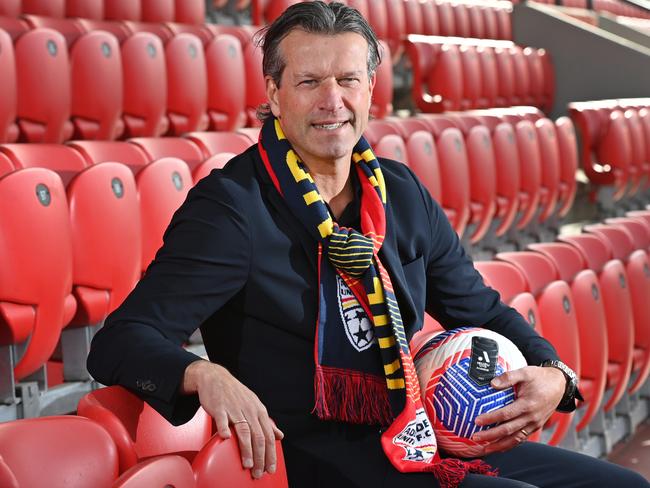 Adelaide United technical director Ernest Faber has lavished praise on new Reds coach Airton Andrioli. Picture: Keryn Stevens