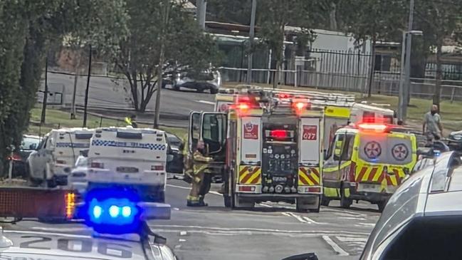 A woman has died in a crash at Lethbridge Park in Sydney's west. Picture: Social media