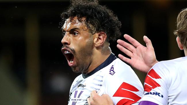 Melbourne's Josh Addo-Carr is a huge signing target for Wests Tigers. Pic: Phil Hillyard