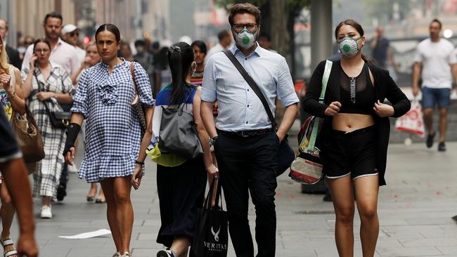 Smoke has blanketed Sydney. Picture: Nikki Short