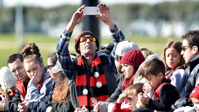 Essendon has the most fans of any Victorian club. Picture: Jay Town