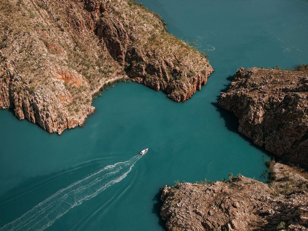 Horizontal Falls for Kimberley Day cruise. Picture: WA Tourism