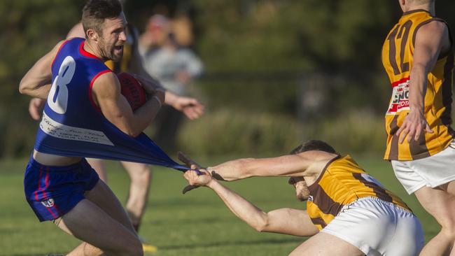 Mernda is clinging to its spot in the NFL Division 3 top four. Picture: Richard Serong